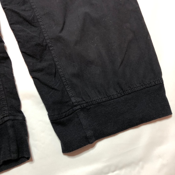 Bassike Utility Jogger Sweatpants Black Jersey Slouch - Picture 11 of 13